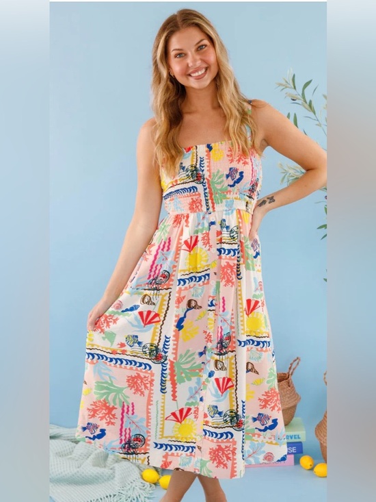Dresses & Skirts - NWT UMGEE HAPPIEST IVE BEEN MIDI DRESS SMALL